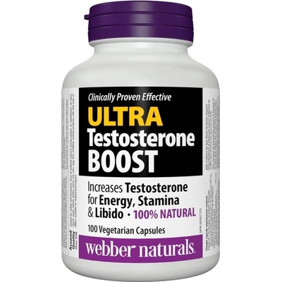 Webber Naturals Ultra Testosterone Boost, 100 веге капсули, Webber Naturals