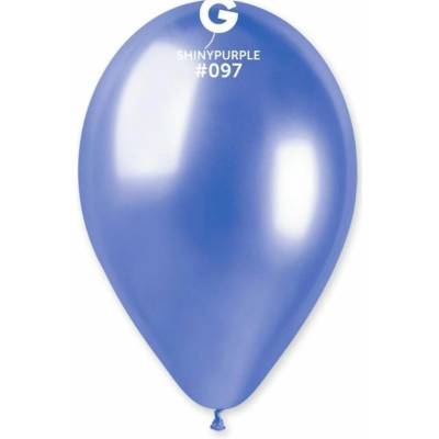 Chromovaný balónek lesklý fialový průměr 33 cm SMART