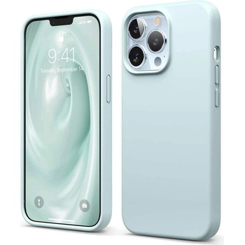 elago Soft Silicone Case - силиконов (TPU) калъф за iPhone 13 Pro (зелен)
