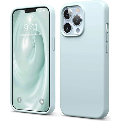 elago Soft Silicone Case - силиконов (TPU) калъф за iPhone 13 Pro (зелен)