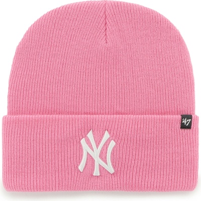 47 Brand Detská zimná čiapka New York Yankees MLB Haymaker '47 CUFF KNIT Rose
