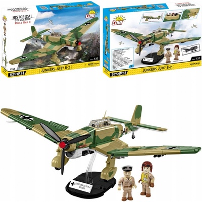 COBI 5748 World War II Nemecký strmhlavý bombardér Junkers JU-87 B-2 Stuka TROP 1:32