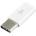 SBOX Преходник Sbox AD. USB-C-W, от USB Type C(м) към USB Micro B(ж), бял (AD.USB-C-W)