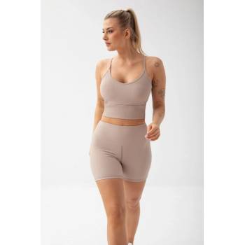 FeelJ! FeelJ Premium Ribbed kraťasy Push up Latte