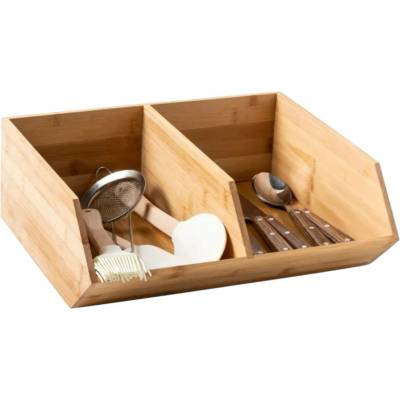 5Five Double Caja bambusový organizér 34 x 31 x 13 cm