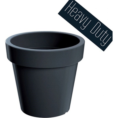 Prosperplast Květináč plastový LEXO ROUND 100cm antracit