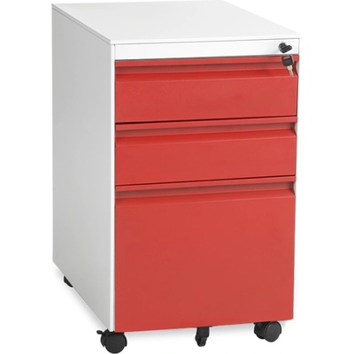 Офис контейнер Carmen CR-1249 L SAND - червен-сив