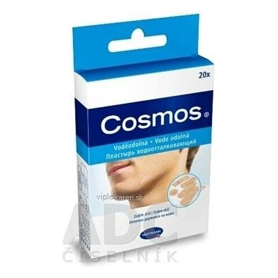 Cosmos Water-resistant voděodolná náplast na rány 5 velikostí 20 ks