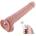 HiSmith HSA69 Extra-Length Silicone Vibrating Dildo KlicLok 11.8" Skin