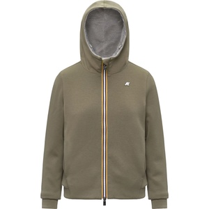 K-Way Дамско ежедневно яке K-Way Women's Deva Light Spacer Fur Double Casual jacket - Green Army / Fur - размер 9 (103-3171-0111)
