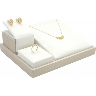 JKBox koženkový aranžér na soupravu šperků AD 660 AU A20