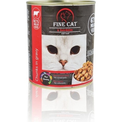 Fine Cat pro kočky s hovädziem 830 g