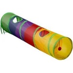 Kerbl PlayMe - играчка - тунел за котка, 120 х 25 см, цветен, Китай PM-C39