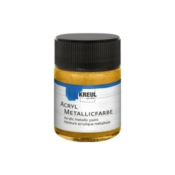 Akrylová barva metalická KREUL 50 ml zlatá