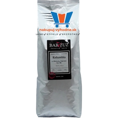 Barzzuz Columbia 100% Arabica 1 kg