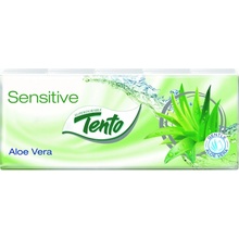 Tento Soft papírové kapesníčky Aloe Vera 3-vrstvé 10 x 10 ks