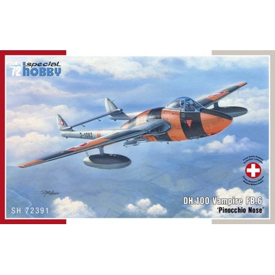 Special Hobby De Havilland DH.100 Vampire FB.6 Pinocchio Nose 1:72