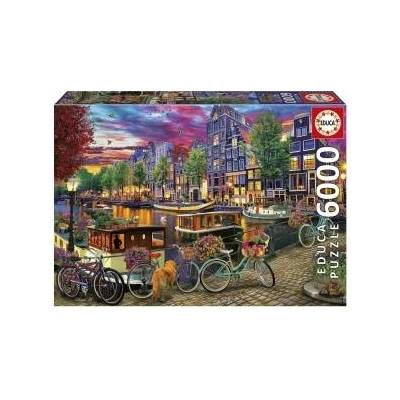 Educa Пъзел Educa Bicicletas en Ámsterdam 6000 Части