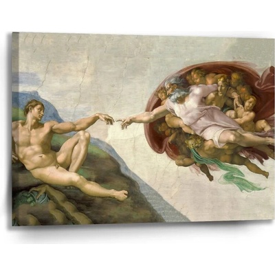 Sablio Obraz Stvorenie Adama - Michelangelo Buonarroti - 90x60 cm