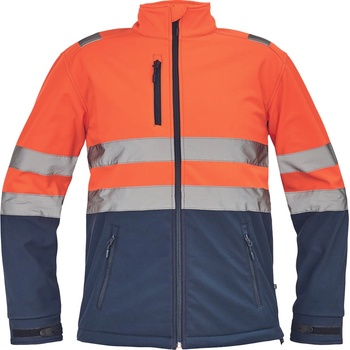 CERVA Софтшел яке cerva ciudades granada hv / hi-vis - тъмносиньо/hv оранжево s (0301059291001)