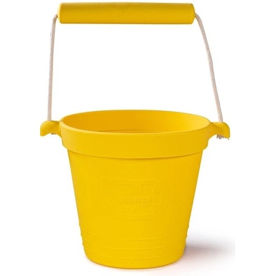 Bigjigs Toys Plážový kyblíček žlutý