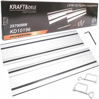 Kraft & Dele Vodicí lišta pro okružní pilu 2x700mm KD10196