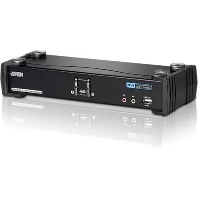 ATEN KVMP превключвател ATEN CS1782A 2-портов, USB, DVI Dual Link, CH7.1 Audio (ATEN-CS1782A-AT-G)