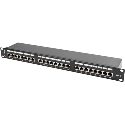 Lanberg patch panel 24 port 1U CAT (PPS6-1024-B)