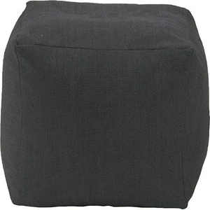 PUFRELAX Пуф, 130л. , Табуретка Куб XL - Eerie Black, Перящ се калъф, Гама Premium, Пълнеж от Полистиролни перли (PUF-G-CXL-PT-ERBL) - topmarket
