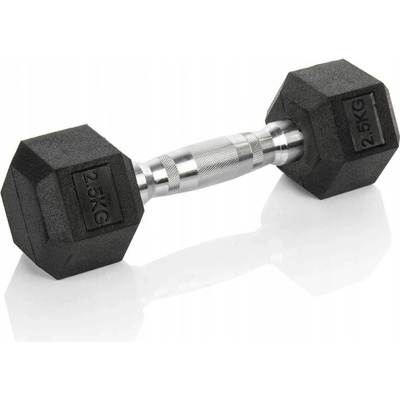 Vivo Činky potažené/pogumované pevné 1 x 2,5 kg