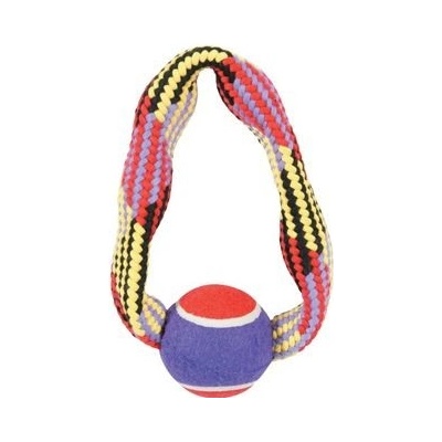 Zolux Tennis Ball rope kruh 23 cm