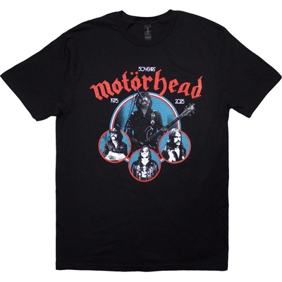 Motörhead 50 Years Lemmy Circles Black L Риза (<![CDATA[MHEADTEE85MB03]]>)