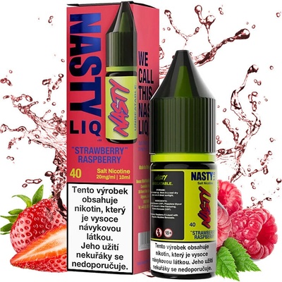 Nasty LIQ Salt Strawberry Raspberry 10 ml 10 mg