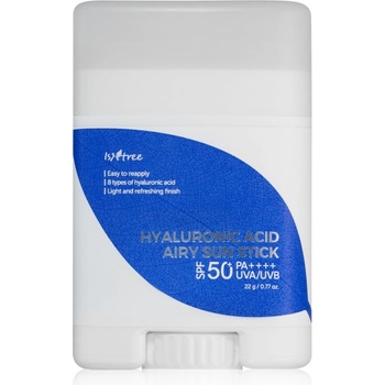 ISNTREE Hyaluronic Acid защитен хидратиращ балсам в стик SPF 50+ 22 гр