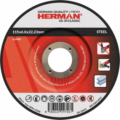 Herman Kotouč brusný 115 x 6,0 mm 15020103