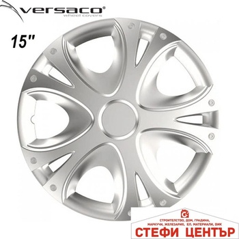 Image 1 of Versaco Тасове за джанти 15'' Versaco Dynamic Silver (56225)