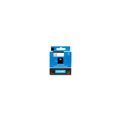 PRINTLINE kompatibilní páska s DYMO 45811, S0720910, 19mm,7m, bílý tisk/černý podklad, D1 PLTD36, 45811