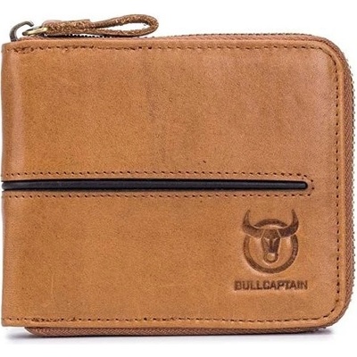 Bullcaptain elegantní kožená peněženka Tyron Camel BULLCAPTAIN QB042s1