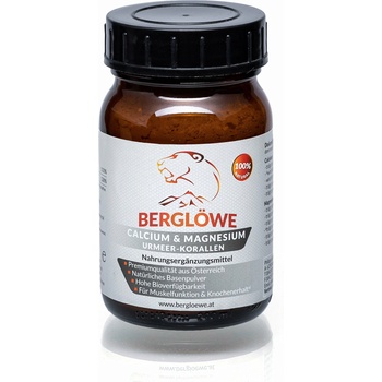 Berglöwe Калций и магнезий на прах - 200 г