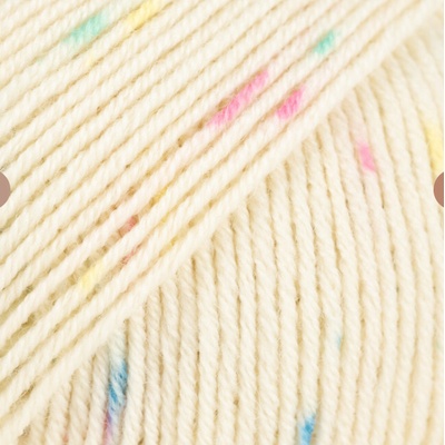 BABY MERINO Drops Farby BABY MERINO: 106 krém s konfetami - NOVÁ