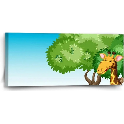 Sablio Obraz Zvieratká 2 - 110x50 cm