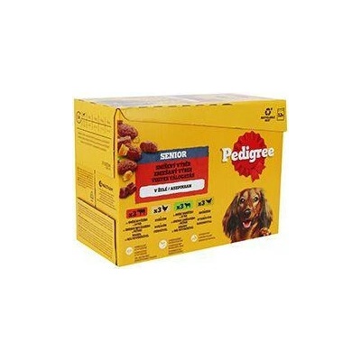 Pedigree Senior masový výber v želé 12 x 100 g