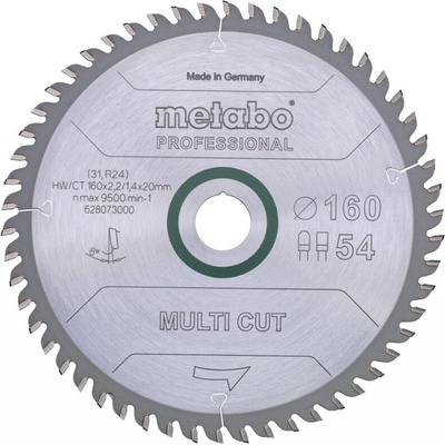 Metabo (Аccessories) Диск за циркуляр 190x2.2x30 mm - 56 зъба FZ/TZ, 8° pos (628077000)