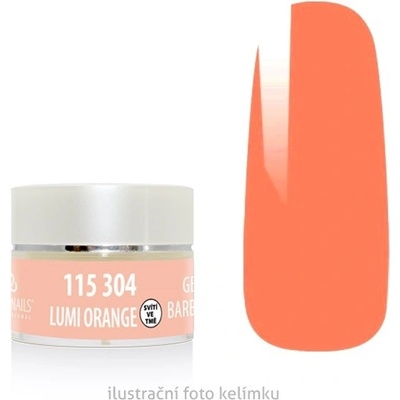 Expa nails expanails uv led gel barevný lumi orange 5 g