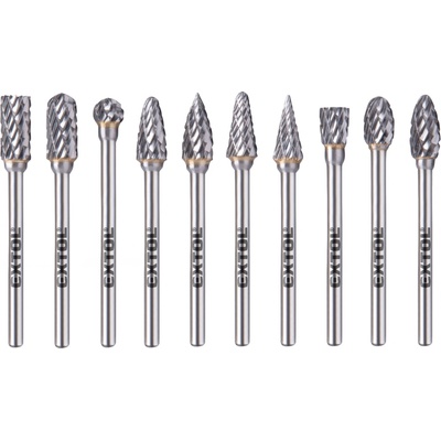 Extol 8703810 Frézy karbidové sada 10ks 6x13mm 3mm sek střední – Zbozi.Blesk.cz