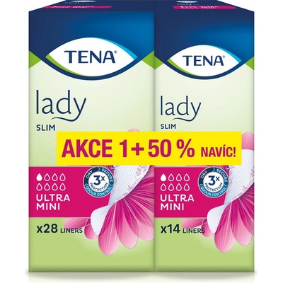 Tena Lady Slim Ultra Mini 28 ks + 50 %