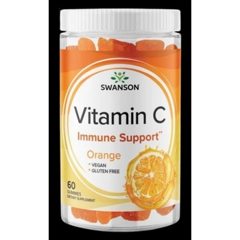 Swanson Vitamin C Gummies [60 желирани бонбони] Портокал