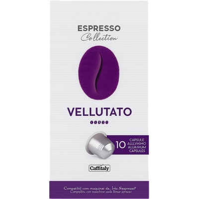 Caffitaly Кафе капсули Caffitaly Espresso Vellutato съвместими с Nespresso, 10бр