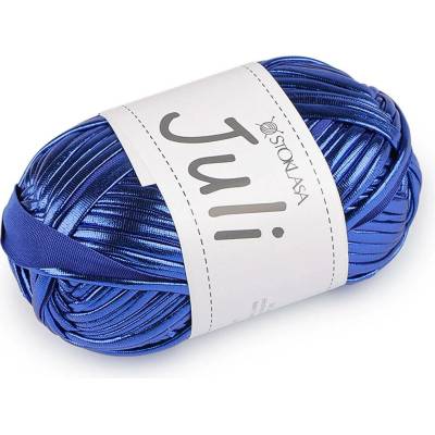 Pletací příze Juli metalická 100 g Varianta: 6 (16) modrá královská, Balení: 1 ks 60687/157430/281906