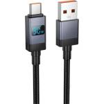 hoco. X118 кабел за данни USB - Type-C, 100 см, ЧЕРЕН X118_L_BLACK (X118_L_BLACK)